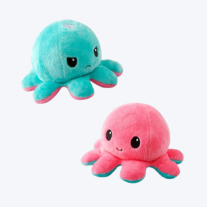 TeeTurtle Reversible Octopus Plushie 4-Inch