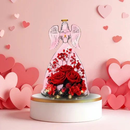 ANWEAO Valentines Day Gifts for Women Birthday Preserved Rose Forever Flower